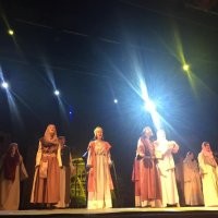 У міському палаці культури різдвяний настрій