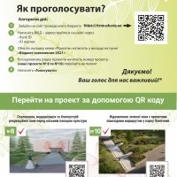Підтримайте наш  проєкт №8 в громадському бюджеті з озеленення 2021