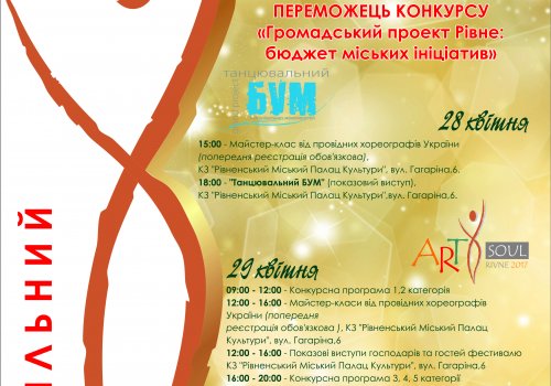 За три дні - три аншлаги: у Рівному відбувся Танцювальний БУМ